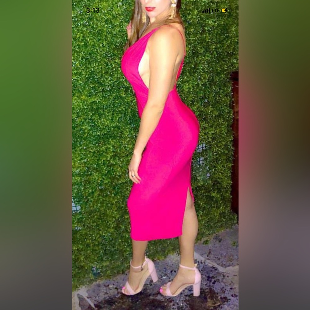Red dress. Mid length dress in great conditions, wore only once.